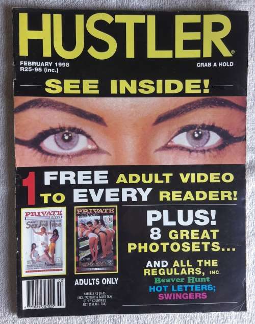 Hustler Magazine Feb 1998 SA Edition