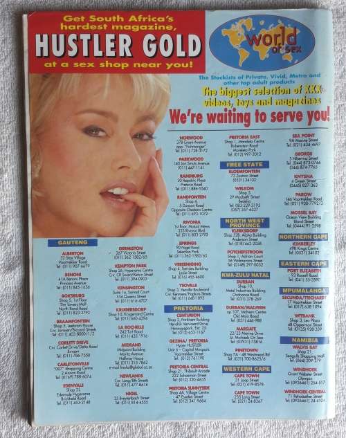 Hustler Magazine Feb 1998 SA Edition