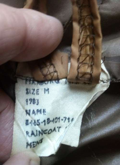 SADF Raincoat Size M
