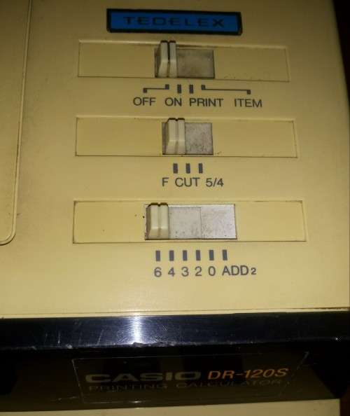 Casio Dr-120s Printing Calculator