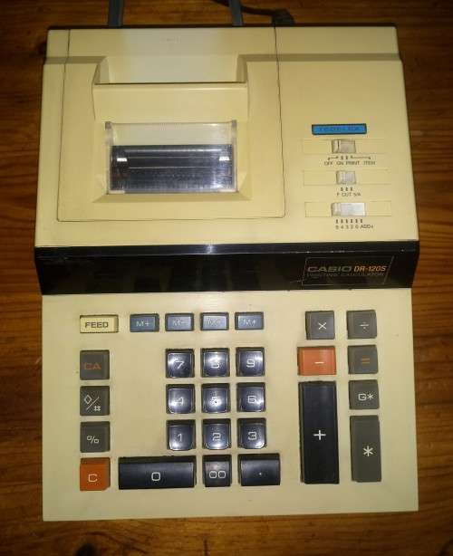 Casio Dr-120s Printing Calculator