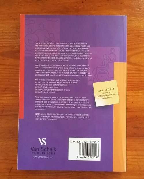 The Principles and Practice of Nursing and Health Care Karien Jooste