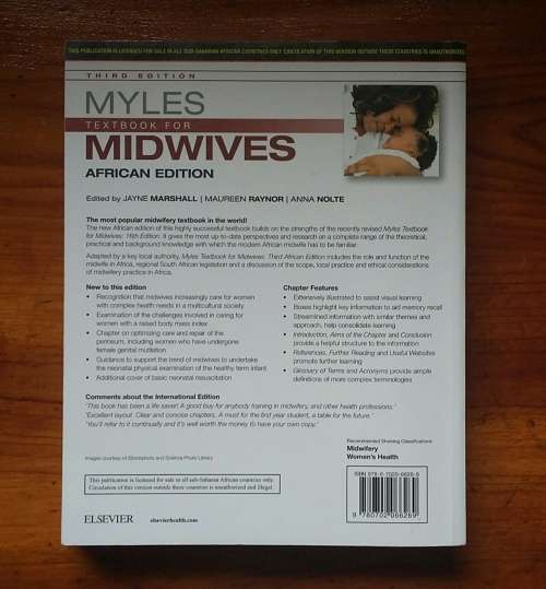 Myles Textbook for Midwives African Third edition Medical Books