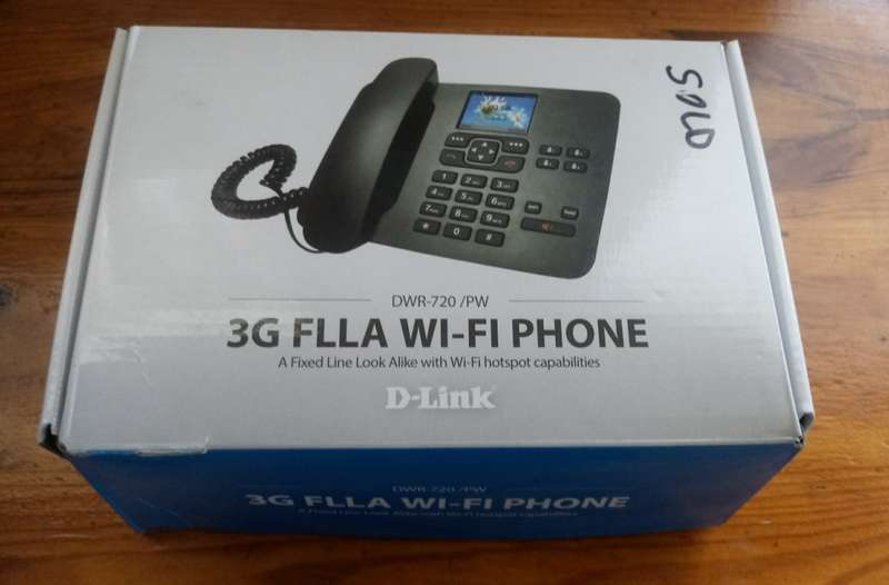 3G FLLA WI FI Phone D Link DWR 720