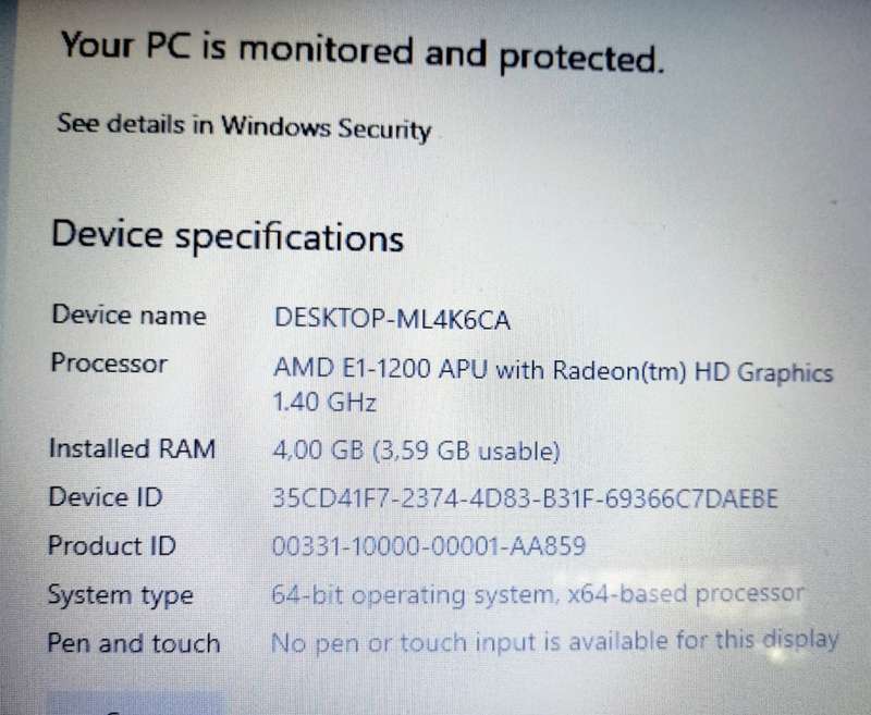 HP Compaq CQ58 Laptop NO Battery