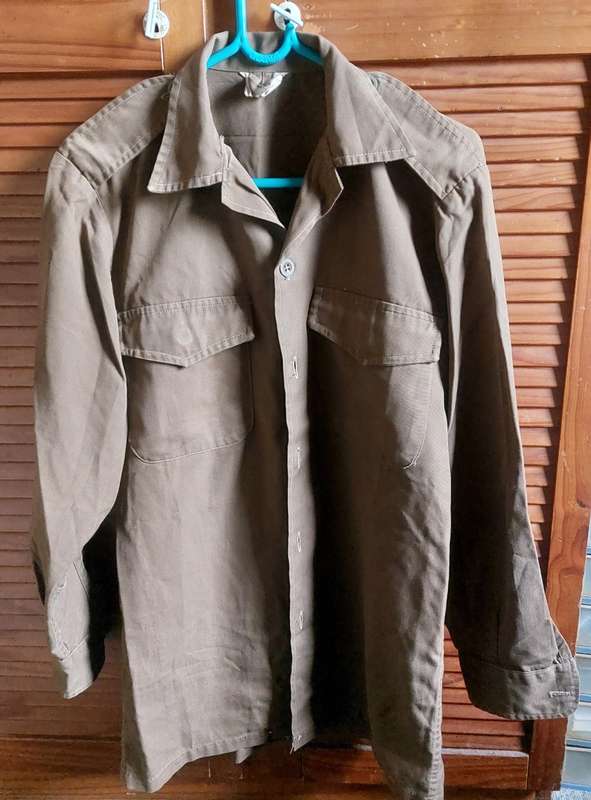 SADF Long Sleeve Shirt Size Medium 1970s