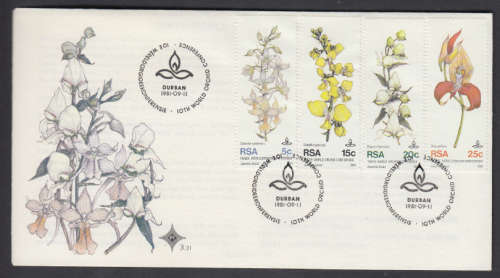 Crazy R1 Start Auction! First Day Cover, World Orchard Congress, Durban, 1981.09.11