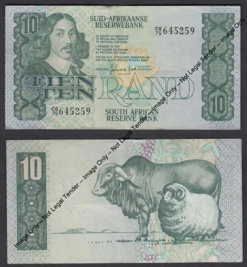 Crazy R1 Start Auction! Jan van Riebeeck R10 Banknote of 1982