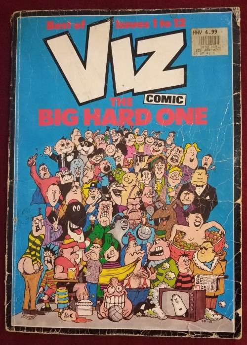 Crazy R1 Start Auction!   1987 Edition of VIZ Comic The Big Hard One  Best of Issues 1-12