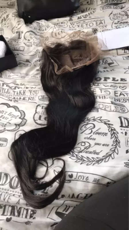 20" Lace Frontal Brazillian Human Hair Wig