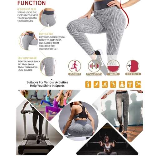 Honeycomb Bubble Yoga Pants