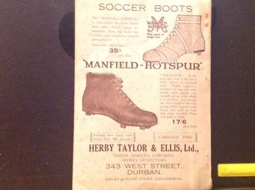 Durban Dist FOOTBALL ASOCIATION OFFICIAL FIXTURE LIST AND YEARBOOK 1925