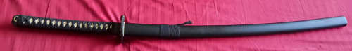 Katana and Tanto Swords with Wooden Practice sword. See Pictures!
