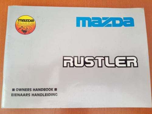 MAZDA RUSTLER ORIGINAL OWNERS MANUAL