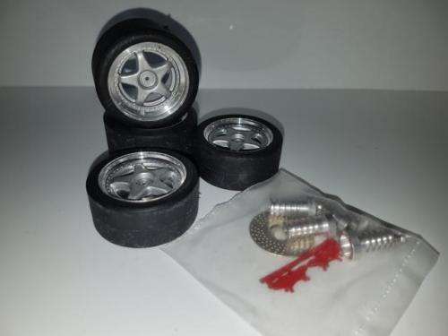 PEGO DIE CAST 1:18 RIMS 5 STAR SILVER - * FREE SHIPPING IN SA *