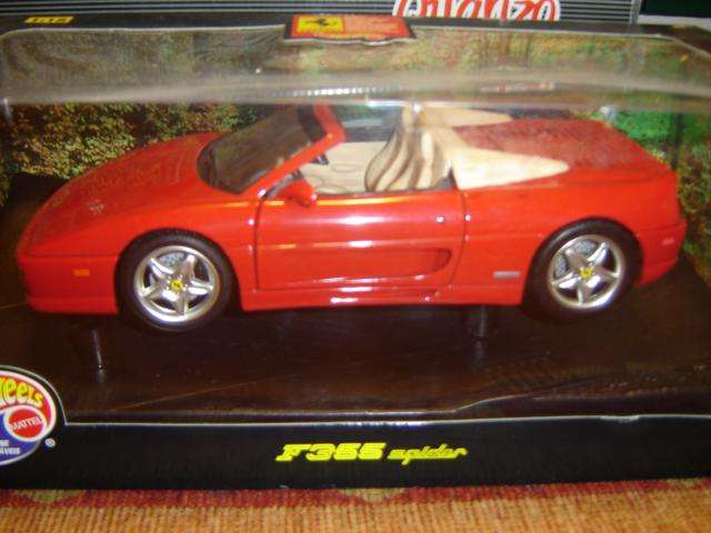 hot wheels 1:18 scale die cast Ferrari F355 spider