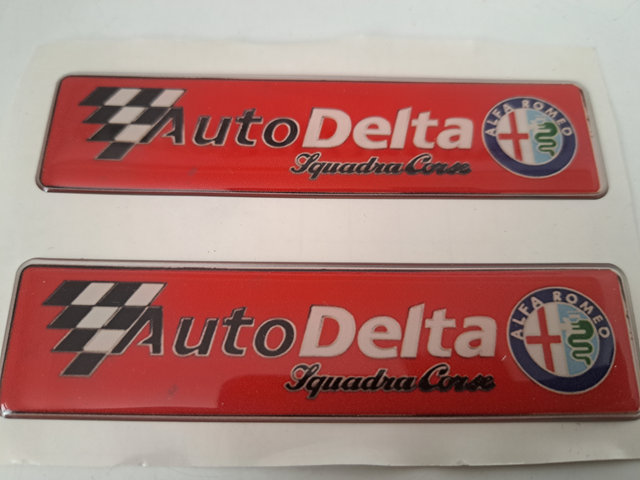 ALFA ROMEO - AUTODELTA BUBBLE DECALS