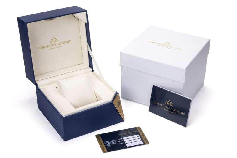 Christophe Duchamp Ladies Élysées Watch (Silver & Gold/Pearl)
