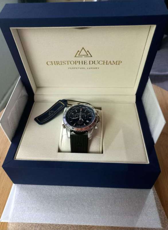 Luxury Men`s Watch - Christophe Duchamp Velocity V1 (Black)
