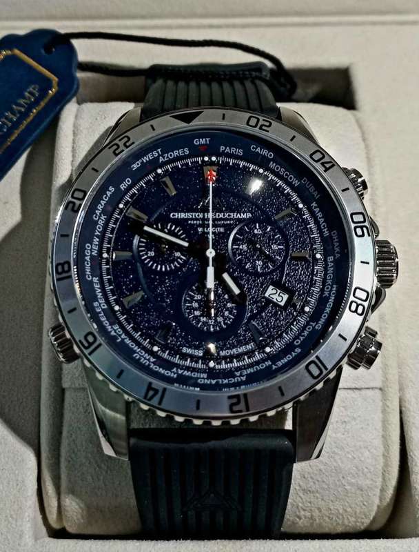 Luxury Men`s Watch - Christophe Duchamp Velocity V1 (Black)
