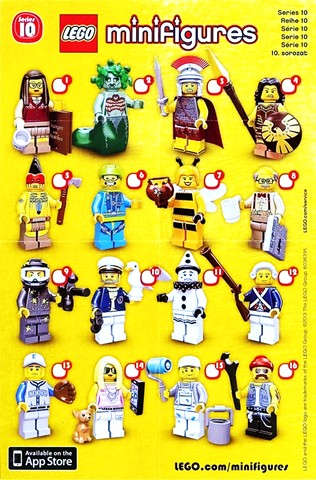 LEGO Minifigures (col10-13) - Baseball Fielder
