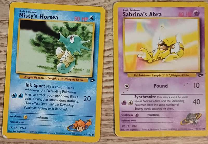 POKEMON Gym Chllange Trading Cards (Price per card)