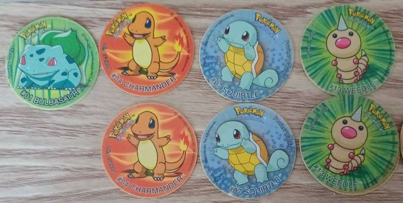 Pokemon Tazos First series rare (Price PER Tazo)