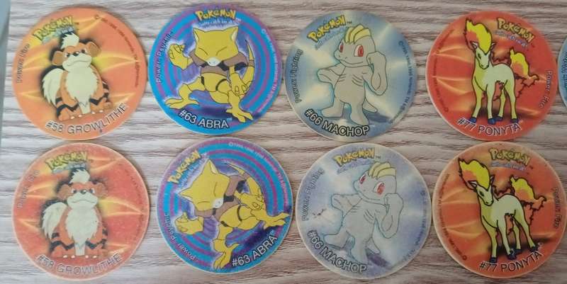 Pokemon Tazos First series rare (Price PER Tazo)