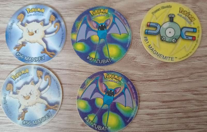 Pokemon Tazos First series rare (Price PER Tazo)