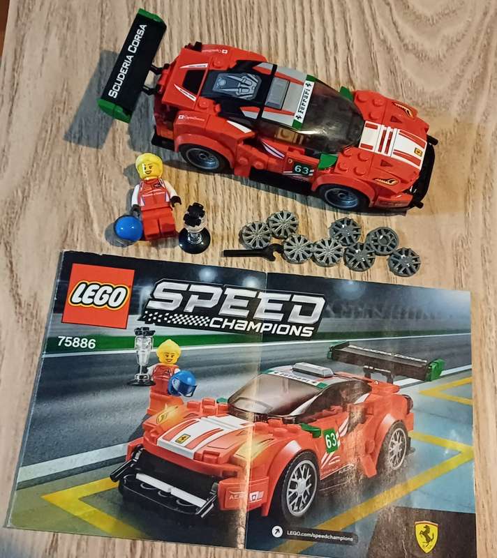 LEGO Speed Champions Ferrari 488 GT3 `Scuderia Corsa` (75886) - Set retired