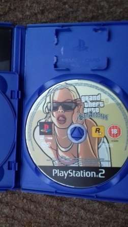 PS2 game. Need for speed Most Wanted and GTA San Andreas