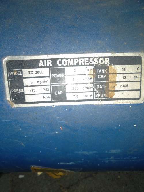 50L MAc Afric Compressor ****Pickup in Sasolburg Only****
