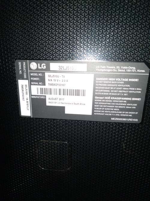 32" Flatscreen TV
