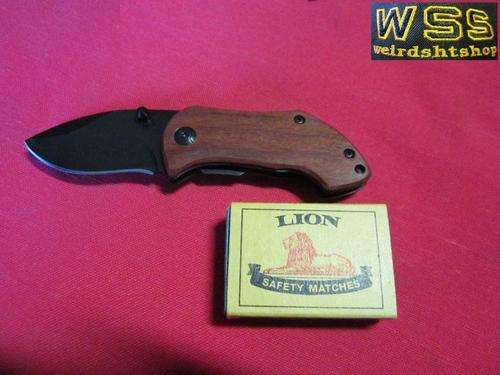 Pocket knive - Snubbie with wood handle