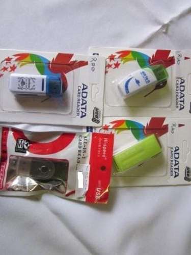 USB SD card reader - 4 in 1 (slimline)