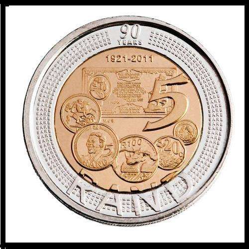!!!  SEALED BAG OF 400 COINS !!! ONE DAY BUY NOWS FOR 100 PER DAY- SARB 90th ANNIVERSAY R5 - 2011
