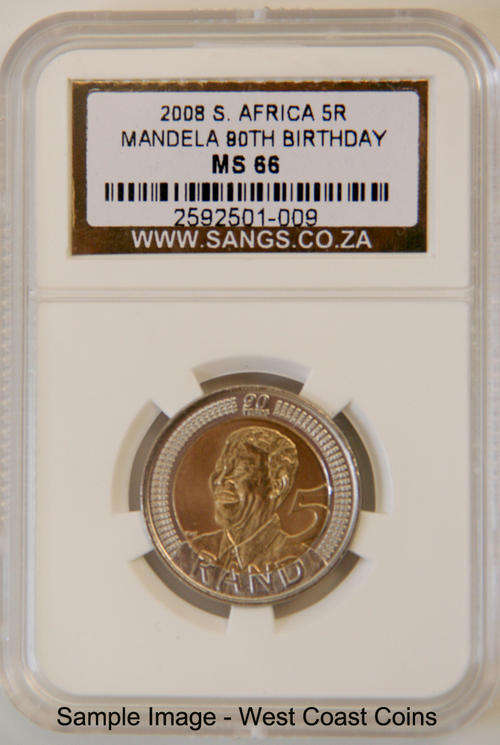 10 x MS66 MANDELA 90TH BIRTHDAY MS66 STARTING AT ONLY R1 !!! !