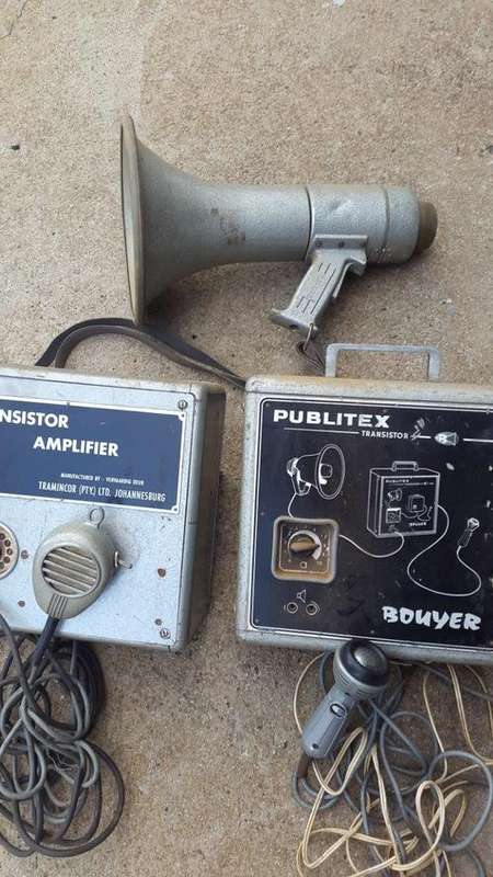 Vintage BOUYER Public Adress system