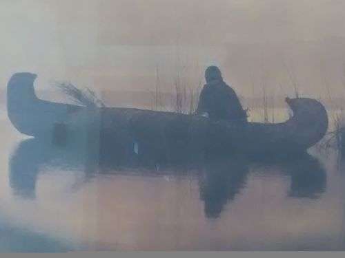 NATIVE AMERICAN INDIAN - ''FISHING''