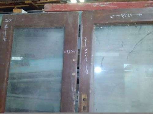 DOUBLE GLASS DOORS