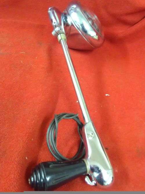 VINTAGE 50'S OR 60'S UNITY MANUFACTURING USA H1 IN CAR ADJUSTABLE SEARCH LIGHT
