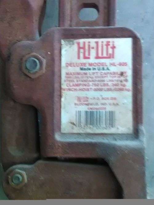 HI LIFT JACK MODEL HL-605