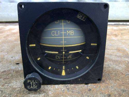 EX SAAF AM3-CM " BOSBOK"  AIRCRAFT 28V ARTIFICIAL HORIZON