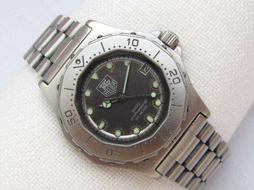 AUTHENTIC TAG HEUER 3000 SERIES STAINLESS STEEL QUARTZ MIDSIZE DIVERWATCH - MAKE ME AN OFFER??!!