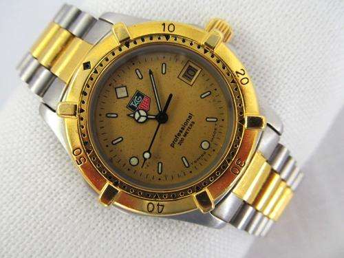 RARE AUTHENTIC TAG HEUER 2000 SERIES 2TONE QUARTZ MIDSIZE MENS WATCH - MAKE ME AN OFFER??!!