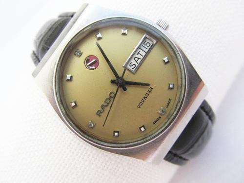 RADO AUTHENTIC VOYAGER STAINLESS STEEL AUTOMATIC MIDSIZE WATCH - OPEN TO OFFERS?