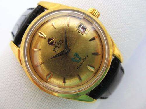 RARE RADO GREENHORSE DATE GOLDPLATED AUTOMATIC MENS DRESSWATCH - OPEN TO OFFERS?