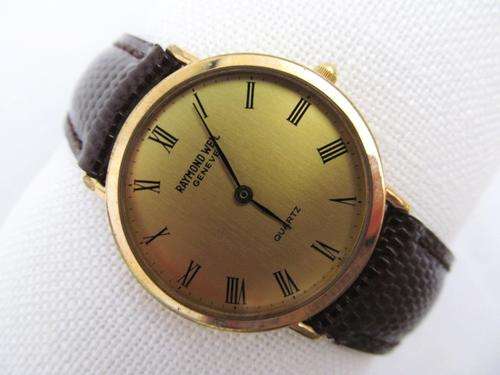 RAYMOND WEIL GENEVE 18 kt MENS WATCH 5508 QUARTZ