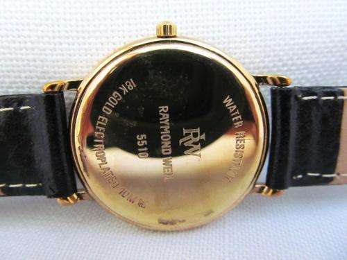 Men s Watches RAYMOND WEIL GENEVE 18K MENS WATCH 5510 QUARTZ ROMAN NUMERALS was sold for 3 001.00 on 2 Oct at 21 03 by VintageTimeWatches in Cape Town ID 113840692