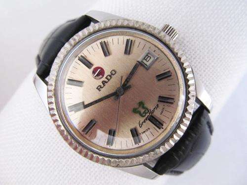 RADO GREEN HORSE DATE AUTOMATIC MENS WATCH - OPEN TO OFFERS?!!